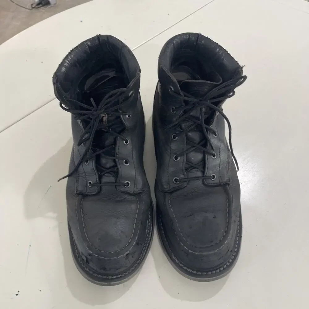 Irish Setter Ashby Aluminum Toe Work Boots Black Leather 83652 Mens Size 10.5 EE
